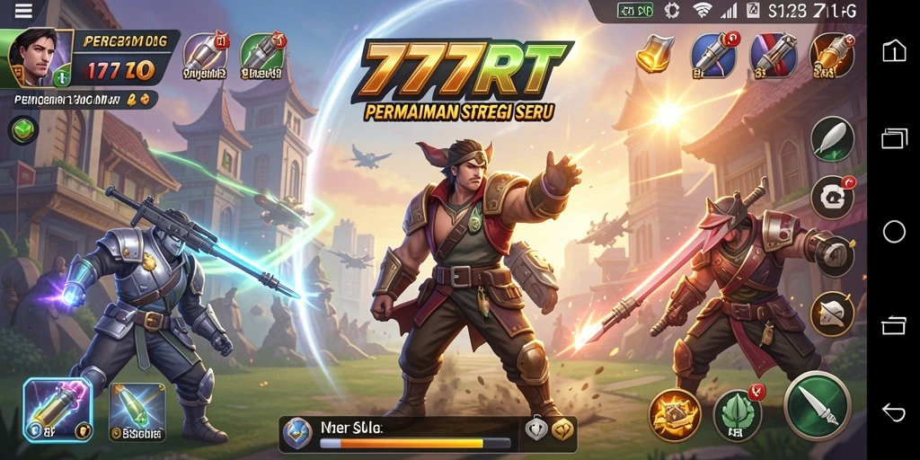 Tampilan gameplay menarik dari 777RT dengan elemen strategi yang mendalam.