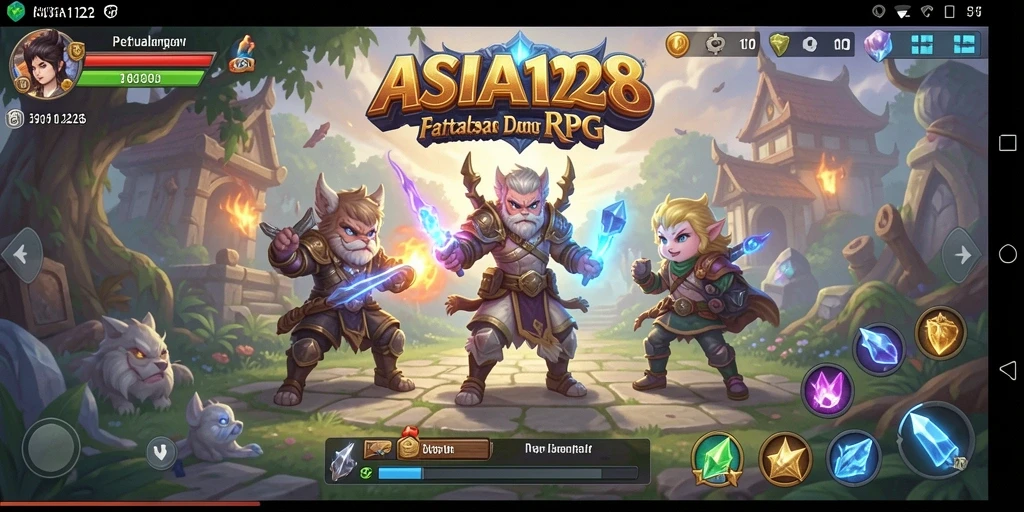 Tampilan gameplay ASIA128 dengan karakter yang menakjubkan dan petualangan epik.