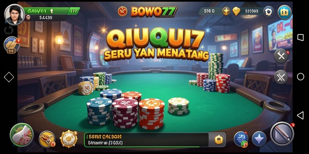 Tangkap momen seru dalam permainan QiuQiu di BOWO77.