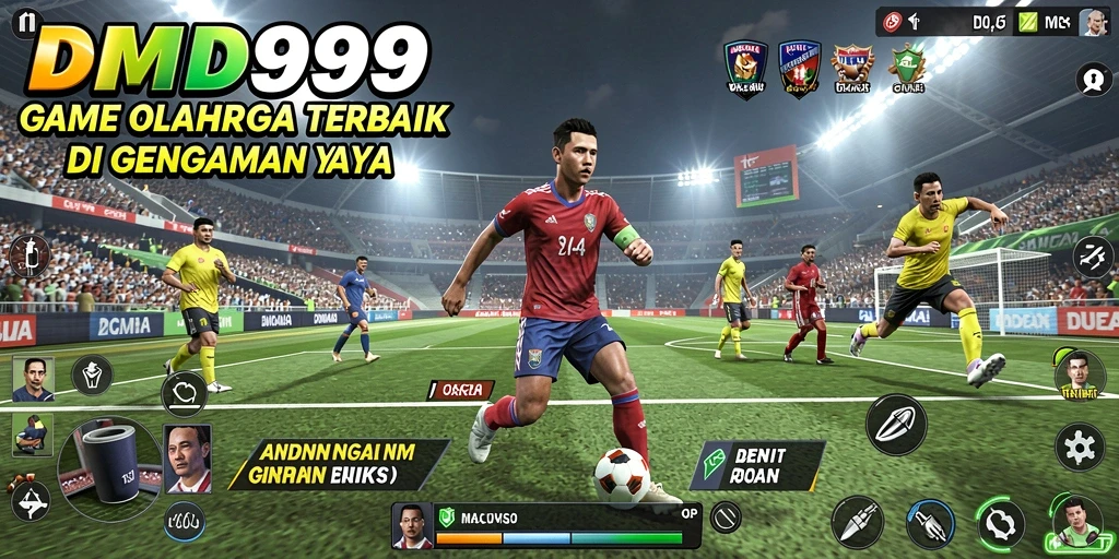 Gameplay menarik DMD999 dengan aksi olahraga seru.