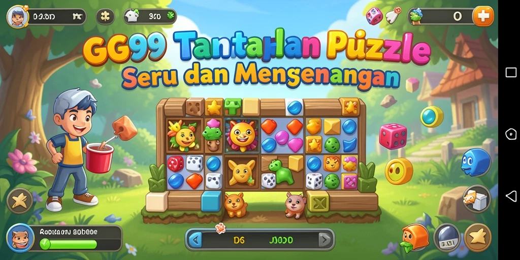 Gameplay GG99 yang menantang dengan teka-teki yang menarik.