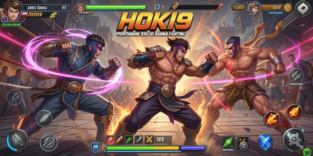 Tampilan gameplay HOKI9 yang intens dan mendebarkan.