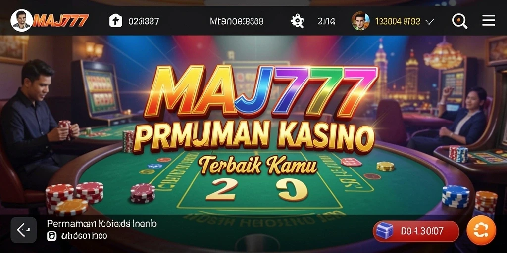 Tampilan gameplay menarik dari MAJ777 yang menegangkan.