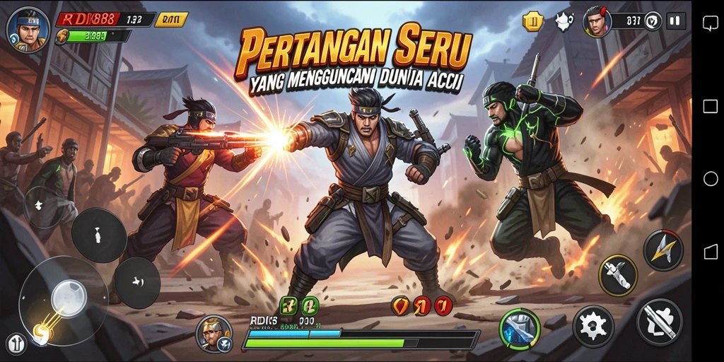 Gameplay seru di RDI88 menunjukkan aksi mendebarkan dan grafis yang memukau.